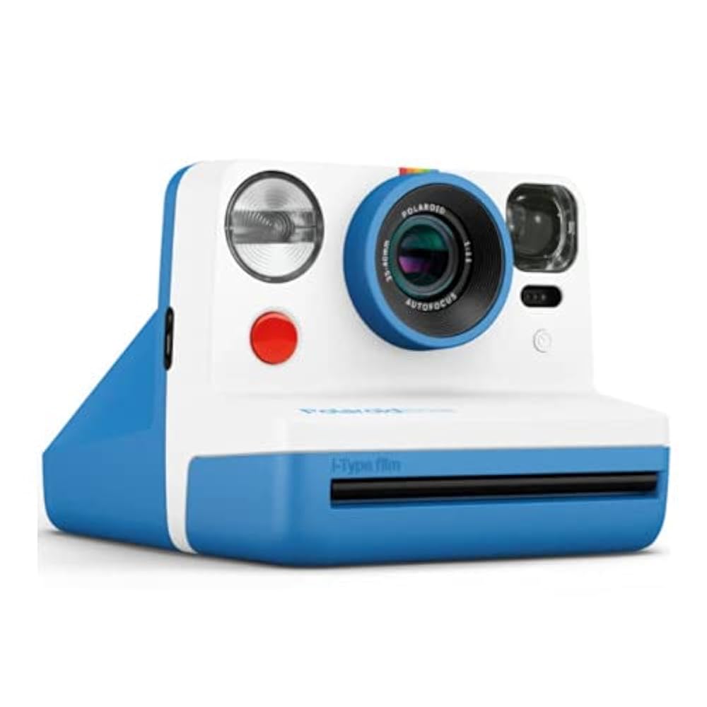 Amazon | Polaroid インスタントカメラ Polaroid Now ブルー i